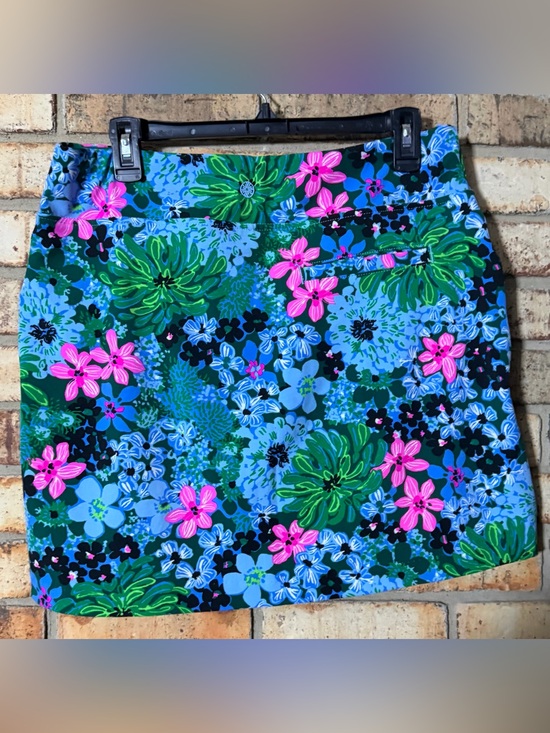 Lilly Pulitzer Dresses & Skirts - Lilly Pulitzer Luxletic floral skort athletic skirt 8 euc